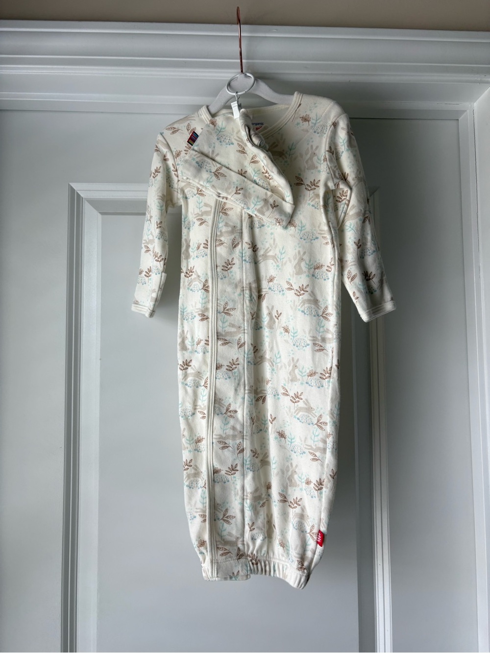 Magnetic Me Cream Nightgown with Cap
